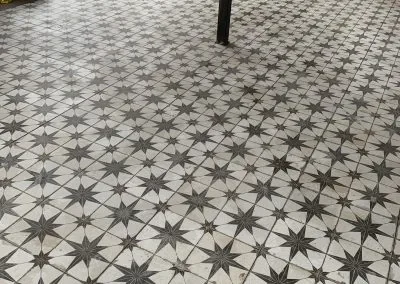 Star-mönster kakel